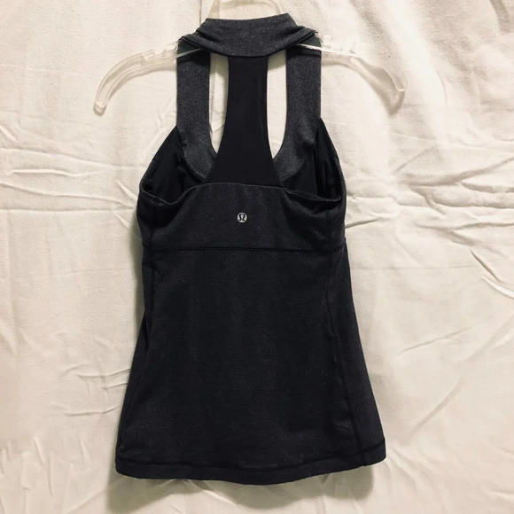 Lululemon Size 4 Scoop Neck Bra Back Tank Top - Picture 7 of 16